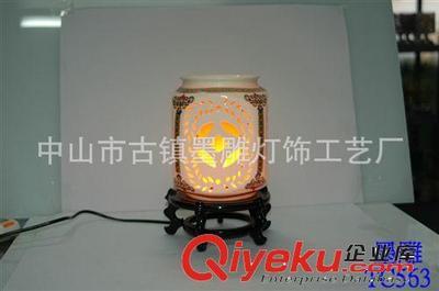 匠心雕琢，光影生辉——中山市古镇墨雕灯饰工艺厂精品陶瓷台灯直销