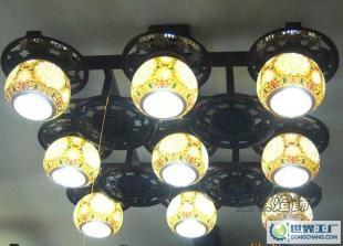 福临门系列陶瓷灯饰 融汇中式美学与现代照明的典雅之作